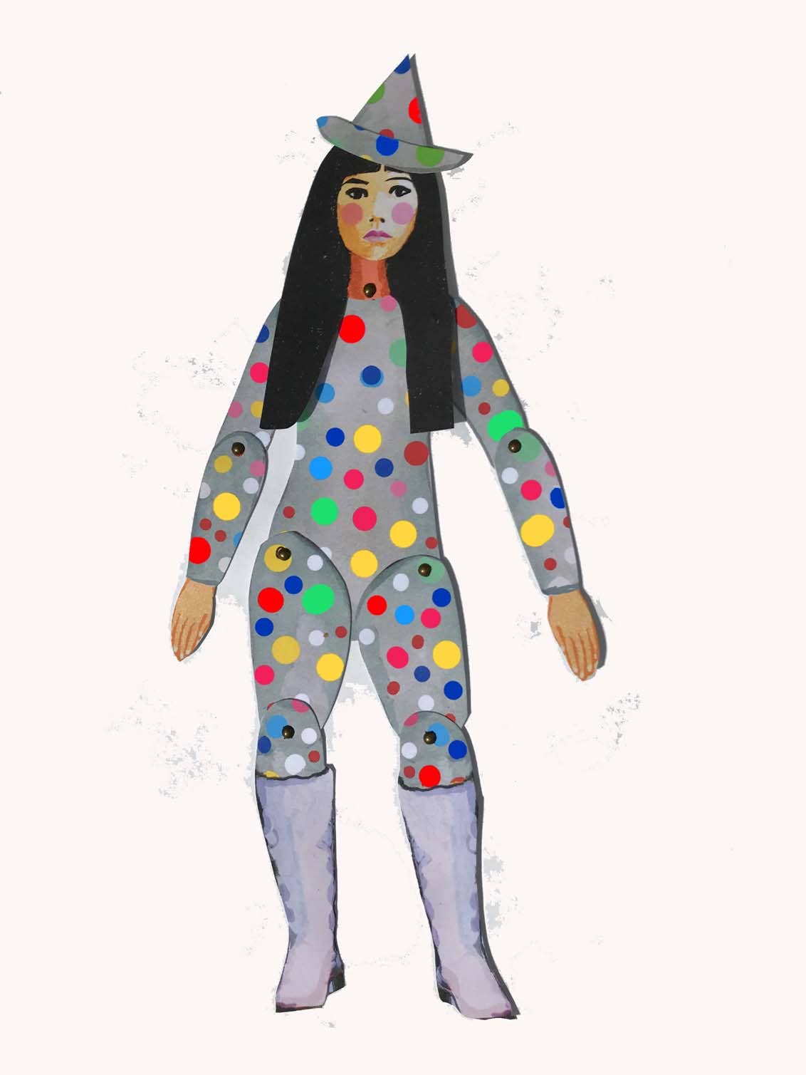Yayoi Kusama Cut out Make Puppet - PMA Store at the Portland Museum of Art, Maine