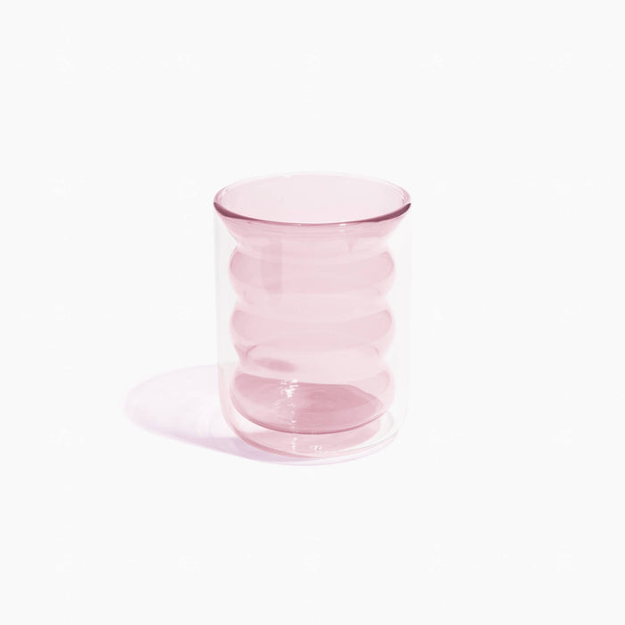 Poketo - Double Wall Groovy Cup: #20531 Blue - PMA Store at the Portland Museum of Art, Maine