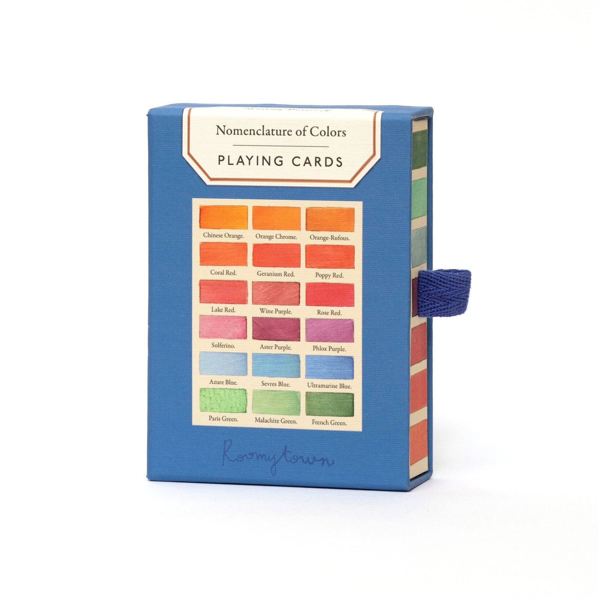 Roomytown Inc - Nomenclature of Colours Single Playing Card Deck - PMA Store at the Portland Museum of Art, Maine
