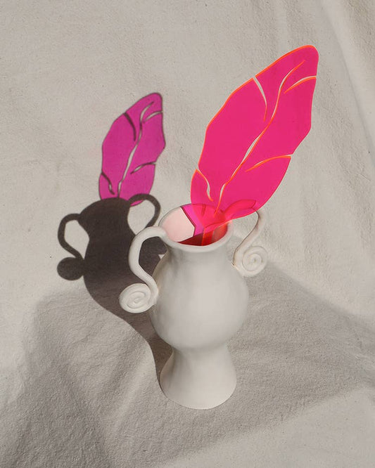 Banana Palm Stem: See-thru Hot Pink - PMA Store at the Portland Museum of Art, Maine