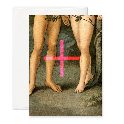 Pictrix Design - “Simple arithmetic” A6 greeting card: Recycled white envelopes - PMA Store at the Portland Museum of Art, Maine