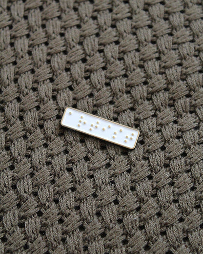 Pin Museum - Artist (Braille) • Enamel Pin - PMA Store at the Portland Museum of Art, Maine