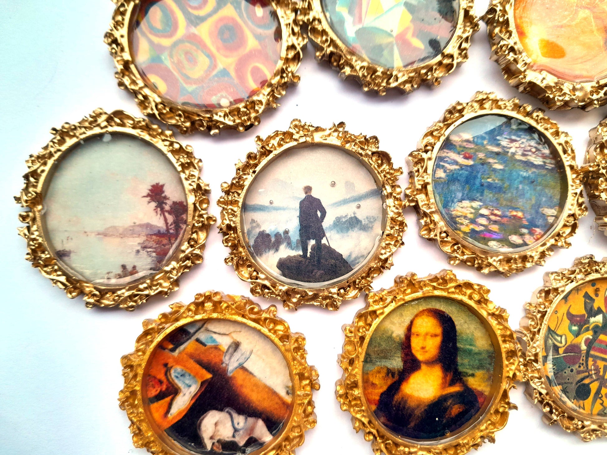 SUPERAWWWSOME - Miniature Artwork Mini Dollhouse Painting fancy frame Magnet - PMA Store at the Portland Museum of Art, Maine