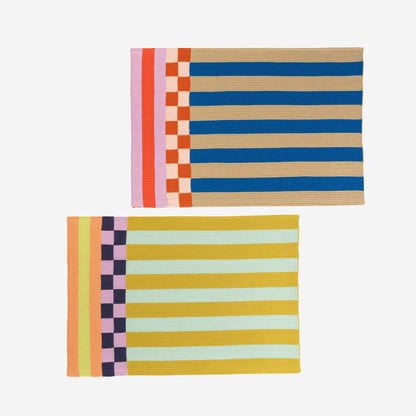 VERLOOP | knits - Pattern Patch Placemat Set: Candy