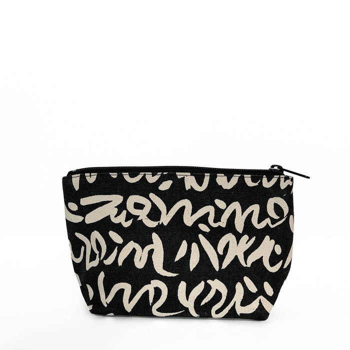 See Design - Travel Pouch Small: New Basket Black