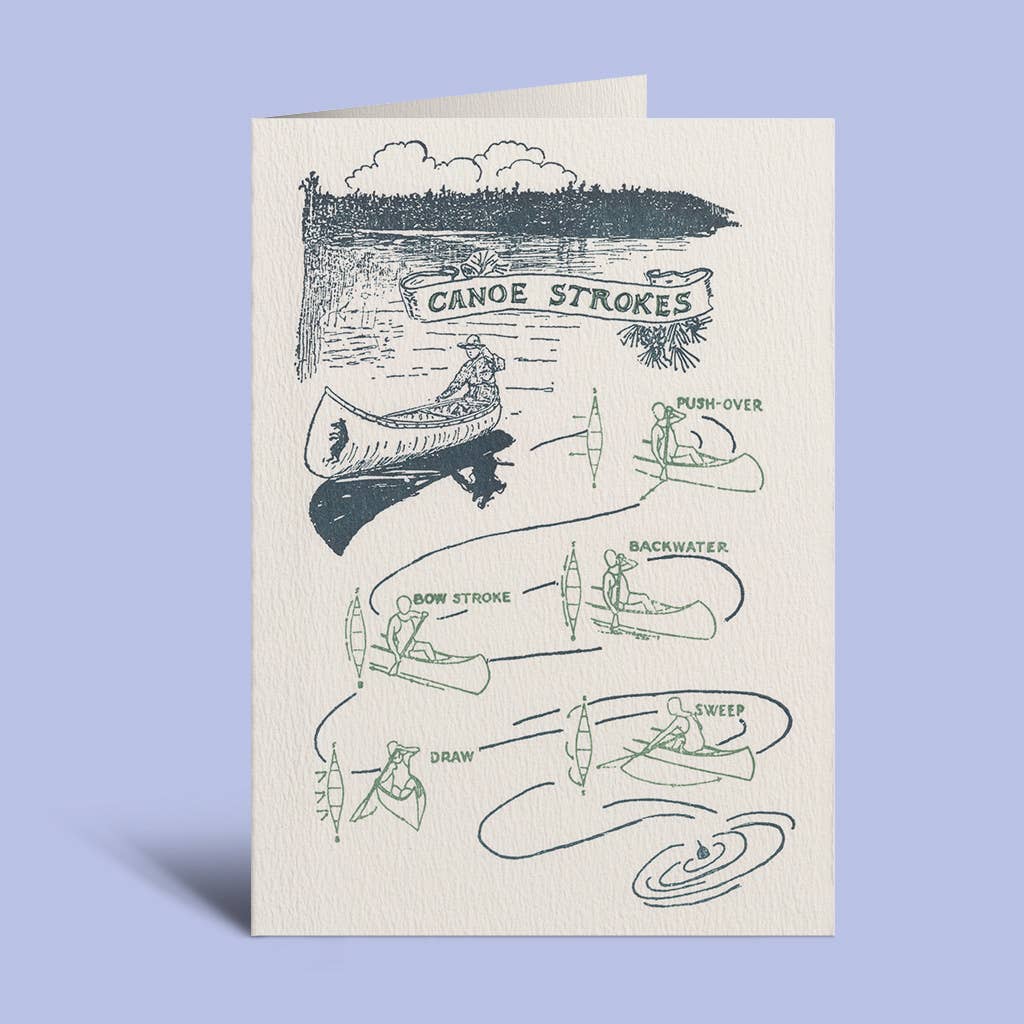 Saturn Press - Canoe Strokes: Unsleeved - PMA Store at the Portland Museum of Art, Maine