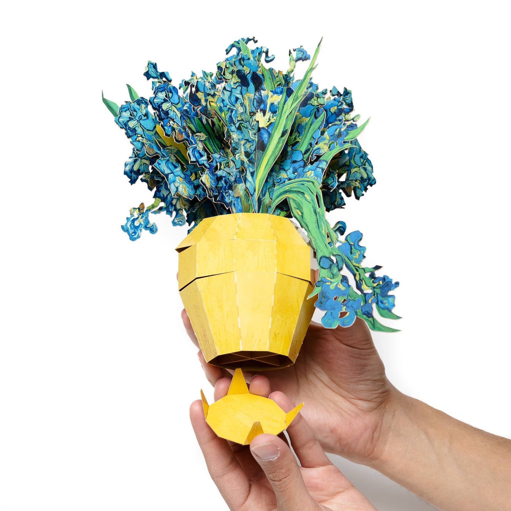 Today is Art Day - Vincent van Gogh - Vase of Irises - Paper Bouquet - PMA Store at the Portland Museum of Art, Maine