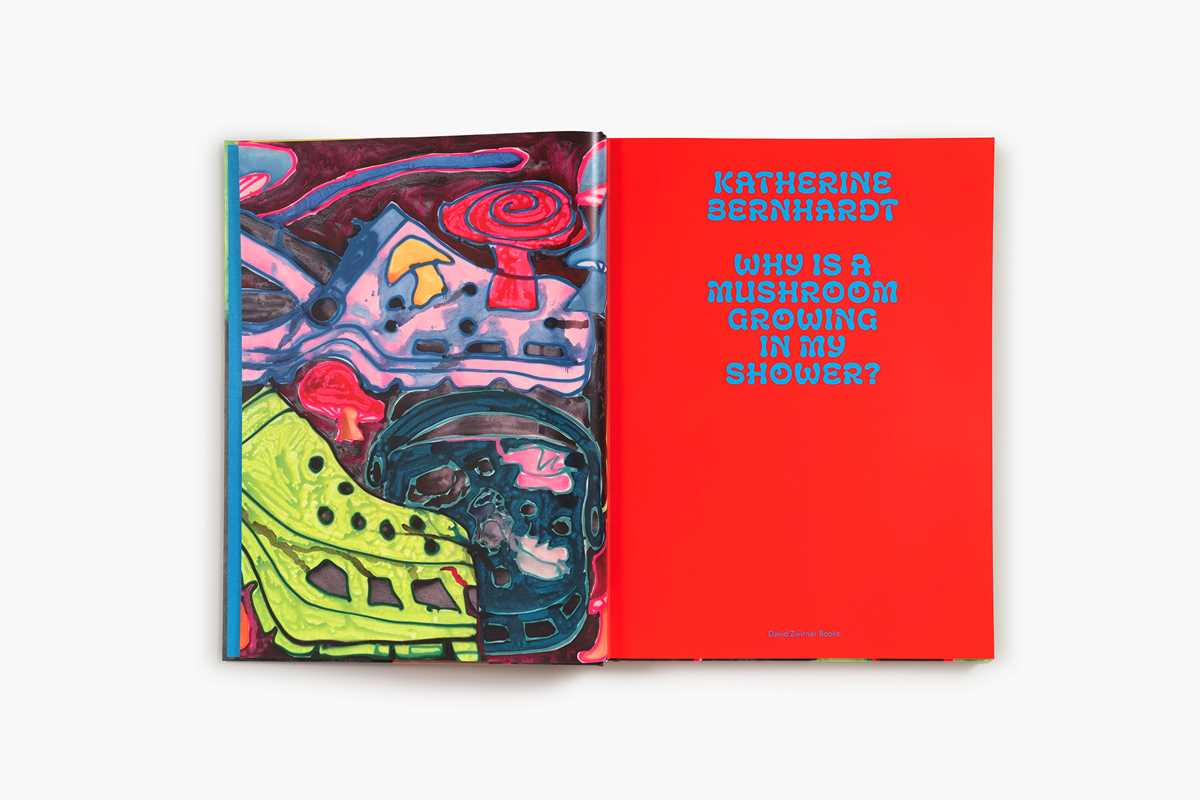 Simon & Schuster - Katherine Bernhardt: Why is a mushroom growing in my shower? by Katherine Bernhardt: Hardcover; 128 pages / English - PMA Store at the Portland Museum of Art, Maine