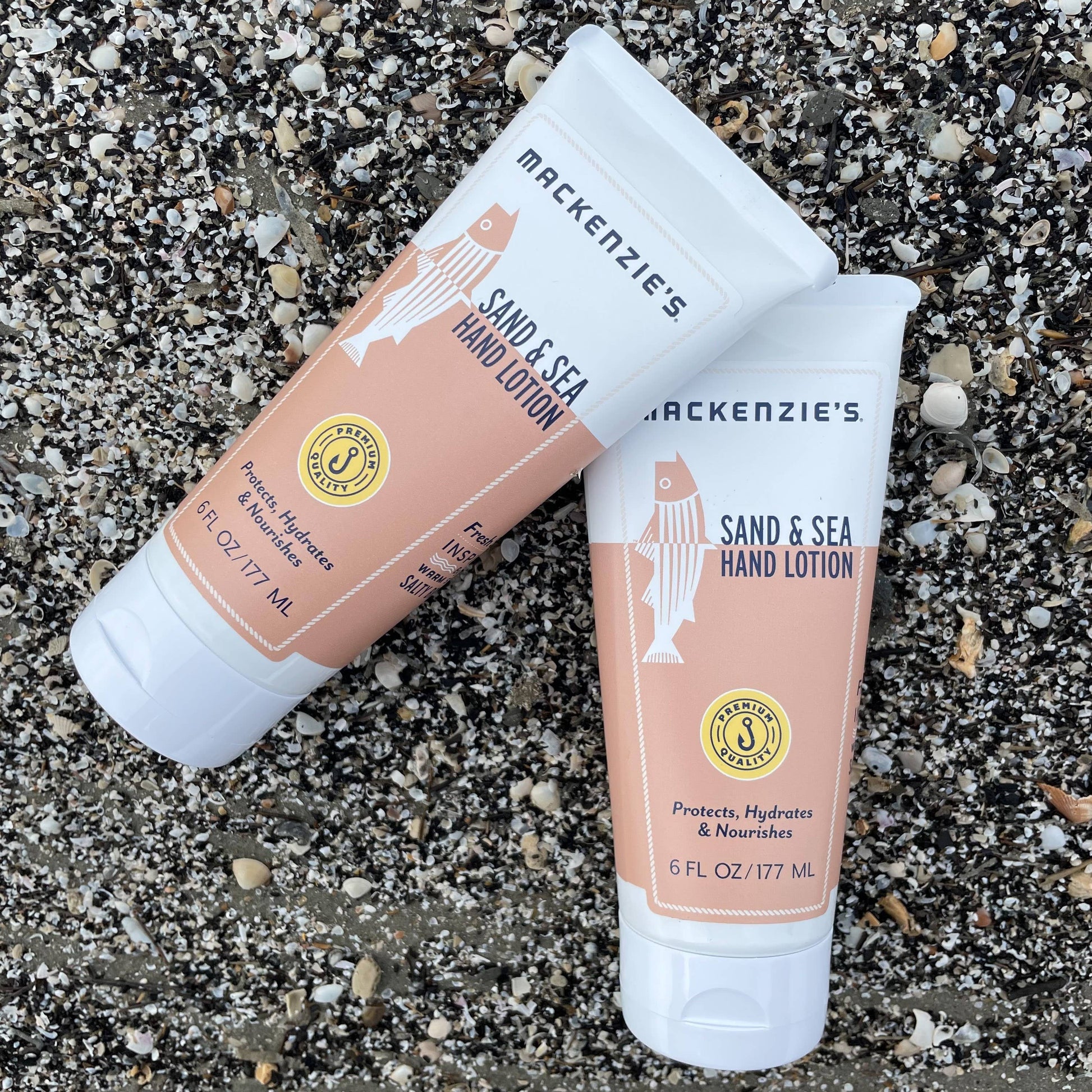 MacKenzie's Fisherman - Sand & Sea Hand Lotion- 6 fl oz (12 qty) - PMA Store at the Portland Museum of Art, Maine
