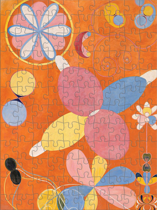 Pomegranate - Hilma af Klint 120-Piece Double-Sided Jigsaw Puzzle Set - PMA Store at the Portland Museum of Art, Maine