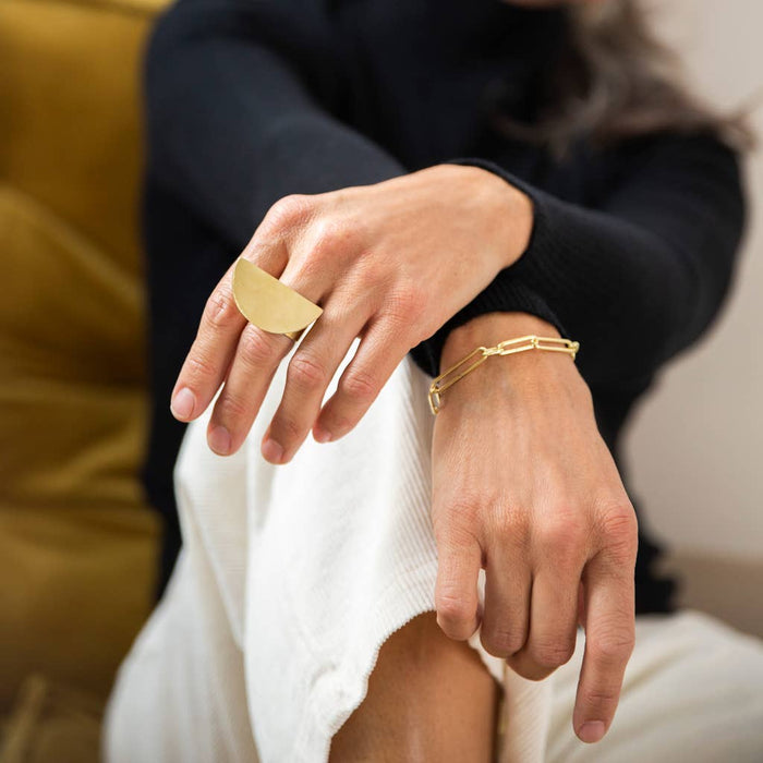 MULXIPLY - SALE - Balance Adjustable Ring | Brass