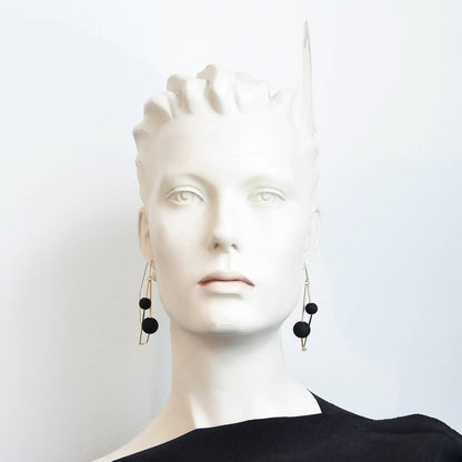 Pursuits - Arlo Earrings: Glass Amber