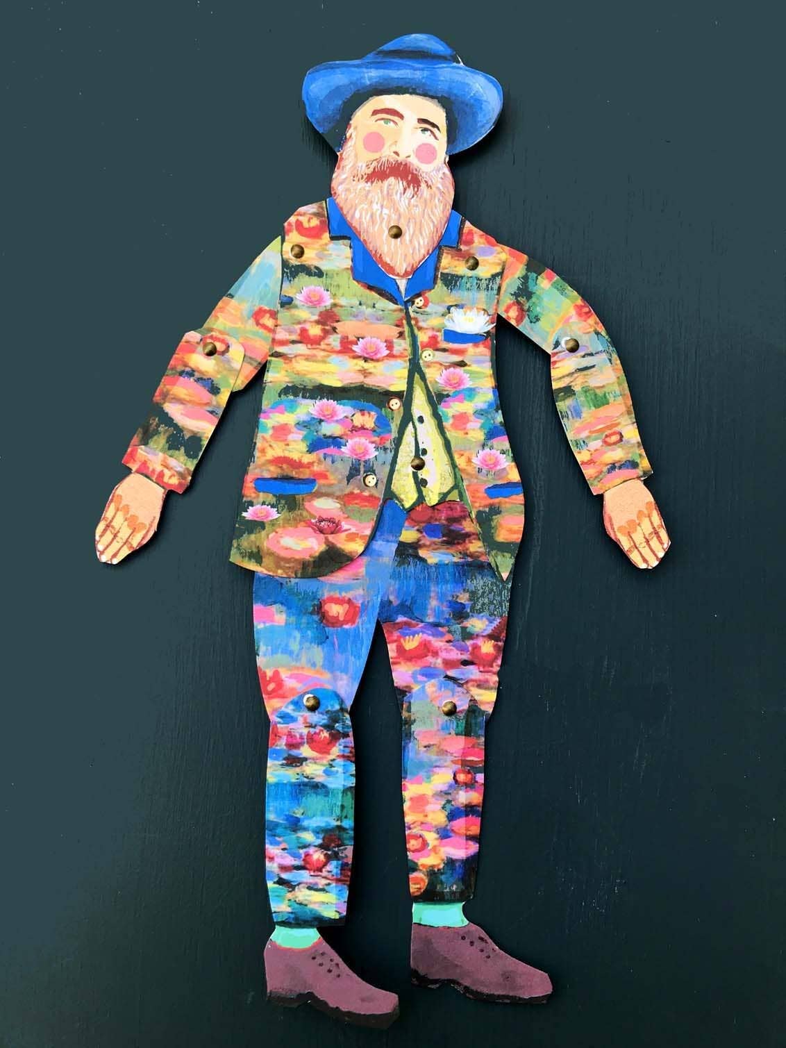 Claude Monet Cut out Make Puppet - PMA Store at the Portland Museum of Art, Maine