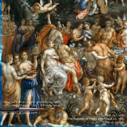 Pictrix Design - "A swell affair" thank-you notecard (A2): Recycled white - PMA Store at the Portland Museum of Art, Maine