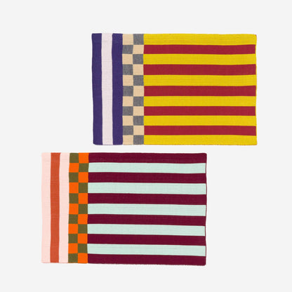 VERLOOP | knits - Pattern Patch Placemat Set: Candy