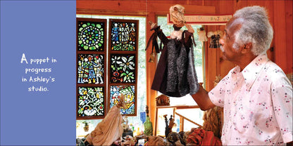 Simon & Schuster - Ashley Bryan's Puppets by Ashley Bryan: Hardcover; 80 pages / English - PMA Store at the Portland Museum of Art, Maine