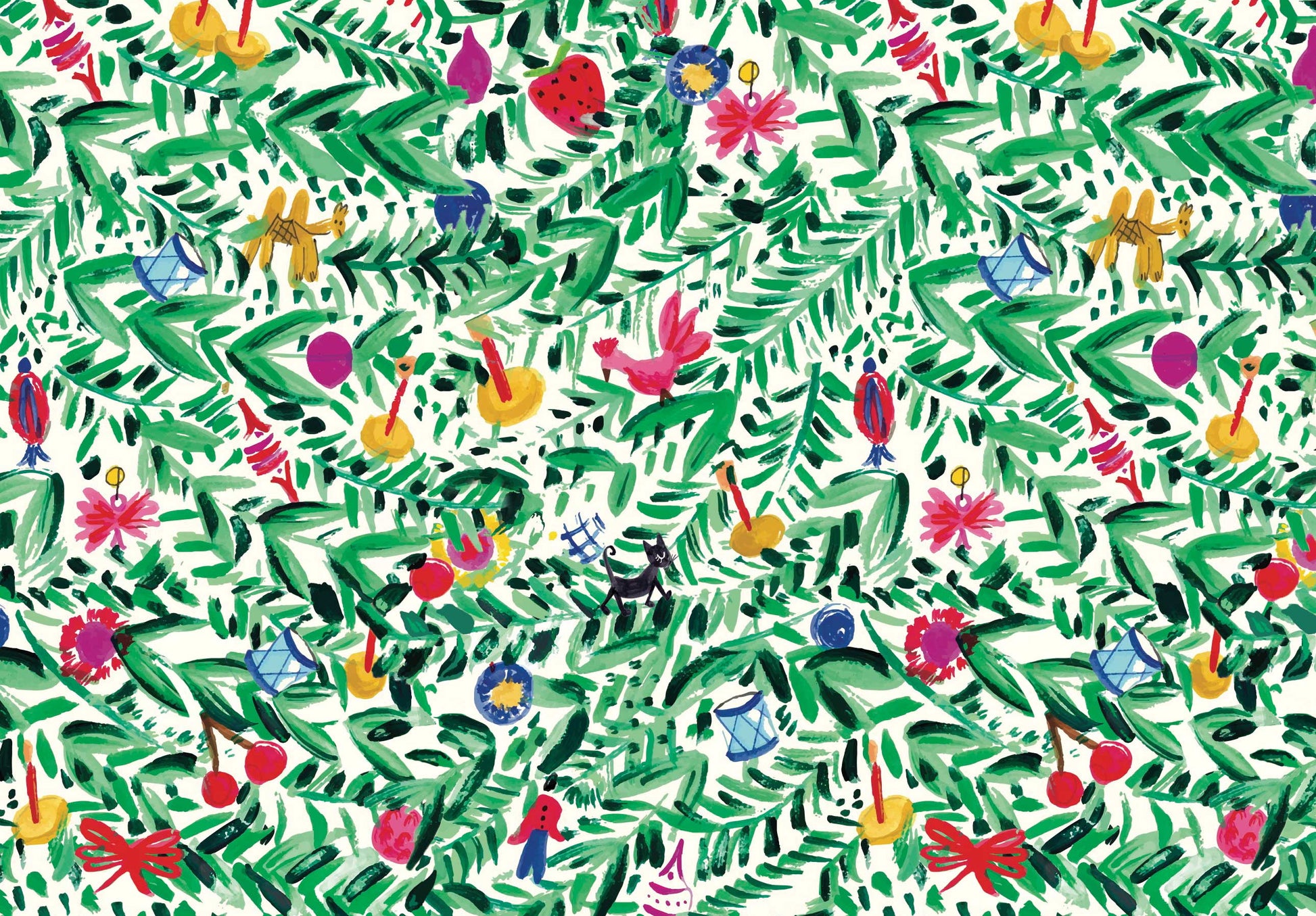 Tinsel on the Tree Gift Bag: Small - PMA Store at the Portland Museum of Art, Maine