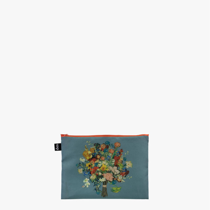 LOQI LLC - VAN GOGH MUSEUM Flower Recycled Zip Pockets