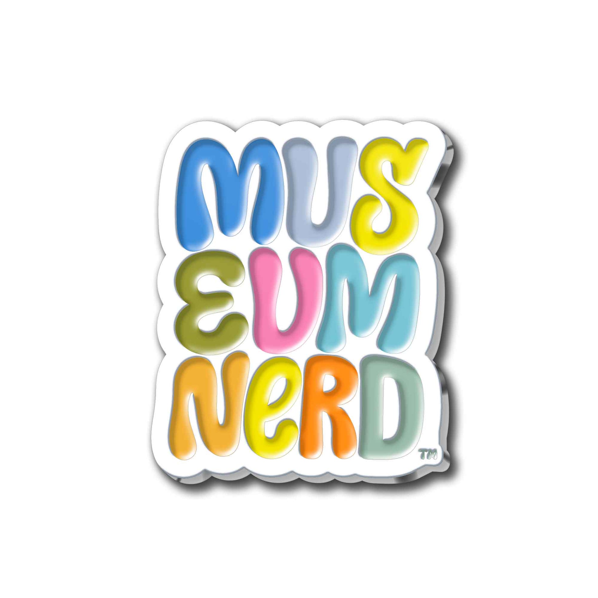 Museum Nerd x Alicia Schultz Enamel Pin - PMA Store at the Portland Museum of Art, Maine