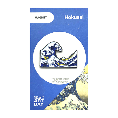 Today is Art Day - Magnet - Great Wave - Hokusai - PMA Store at the Portland Museum of Art, Maine
