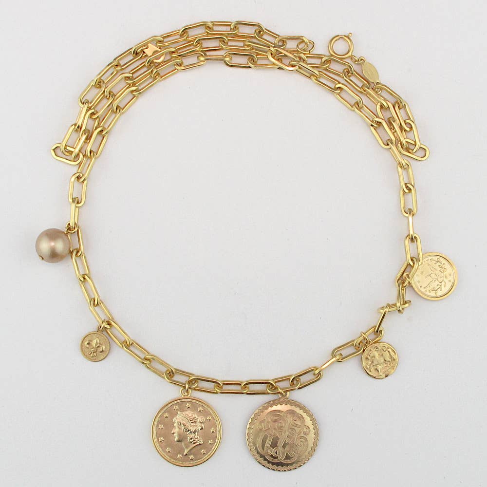 French Charm Necklace - PMA Store at the Portland Museum of Art, Maine