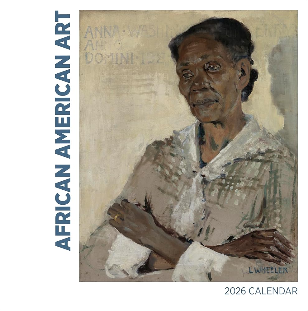 Wall Calendar 2026, African American Art, 12 Months, Large Grid Design Featuring 12 Artworks cover image