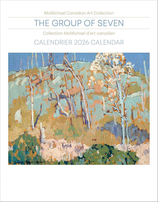 Mini Wall Calendar 2026, The Group of Seven Art, 12 Months, Grid Design Featuring 12 Artworks (English and French Edition) cover image