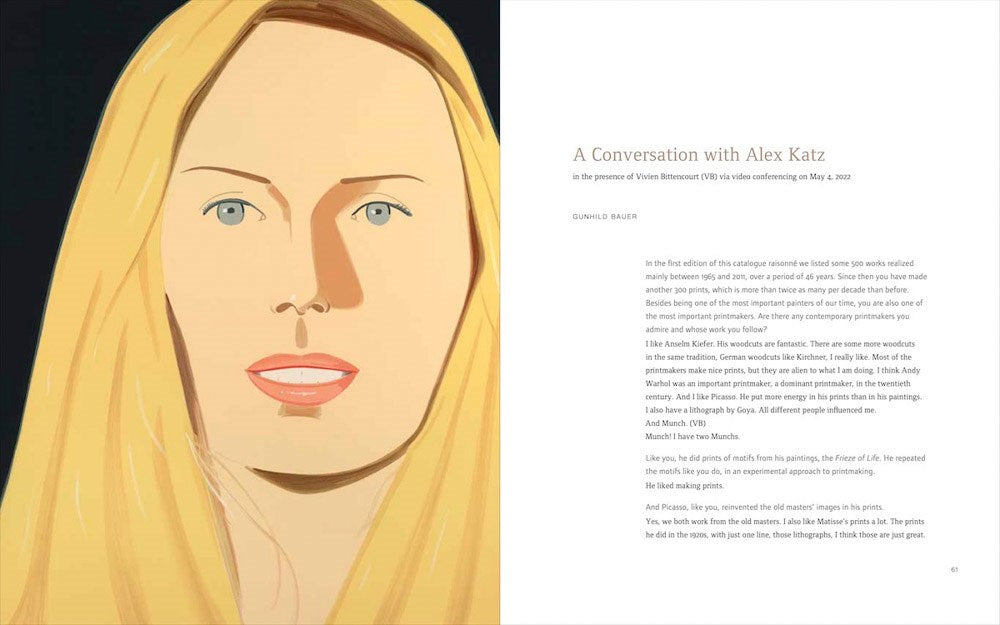 Alex Katz: Prints Catalogue Raisonné, 1947–2022