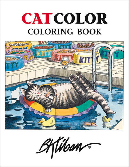 Pomegranate - B. Kliban CatColor Coloring Book - PMA Store at the Portland Museum of Art, Maine