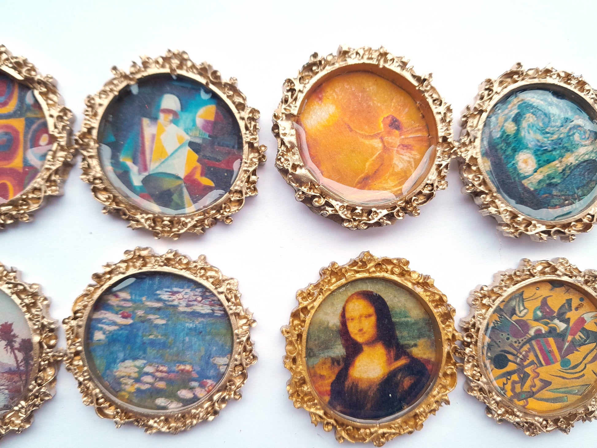 SUPERAWWWSOME - Miniature Artwork Mini Dollhouse Painting fancy frame Magnet - PMA Store at the Portland Museum of Art, Maine