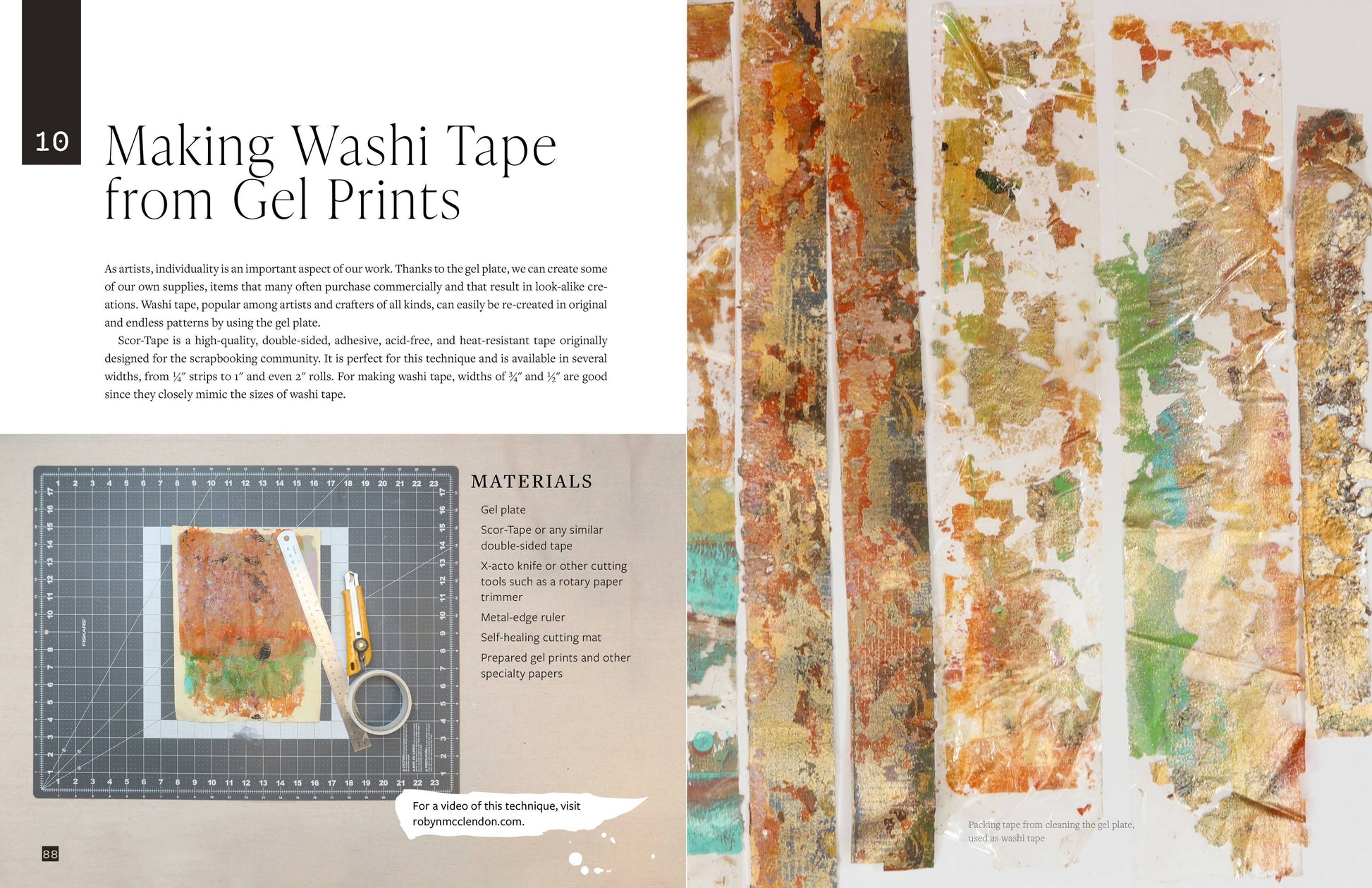 Schiffer Publishing - Gel Plate Printing for Mixed-Media Art - PMA Store at the Portland Museum of Art, Maine