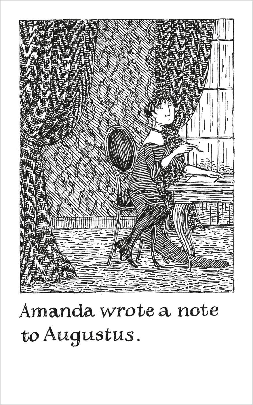 Pomegranate - The Helpless Doorknob: A Shuffled Story by Edward Gorey - PMA Store at the Portland Museum of Art, Maine