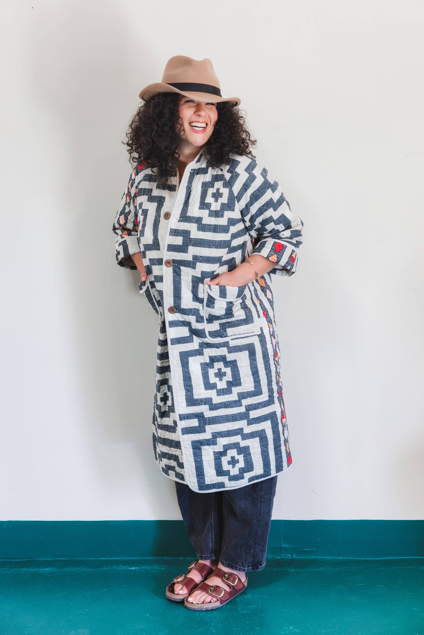 Peking Handicraft - Hypnotic House Robe - Jungalow: M/L - PMA Store at the Portland Museum of Art, Maine