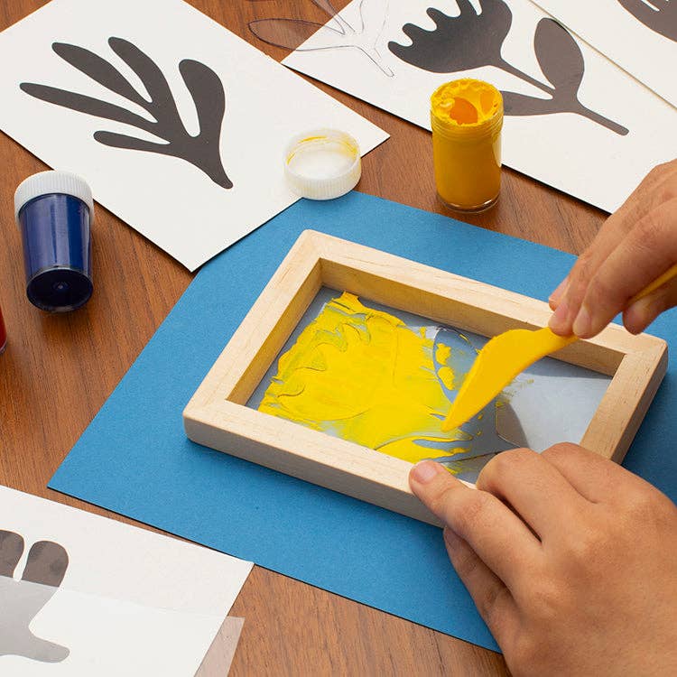 Kikkerland Design Inc - Crafter's Make Your Own Screen Prints - PMA Store at the Portland Museum of Art, Maine