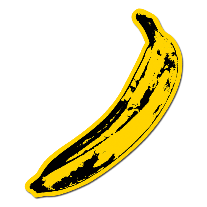 Apply Stickers - Big Banana by Andy Warhol - Die-Cut Sticker