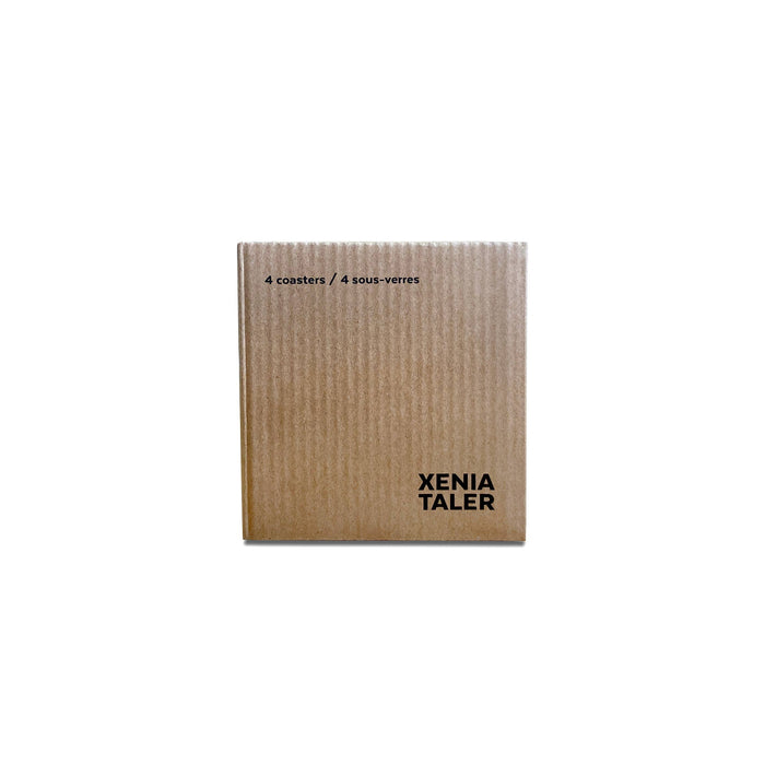 Xenia Taler - Gingham Coaster - Set of 4 - PMA Store at the Portland Museum of Art, Maine