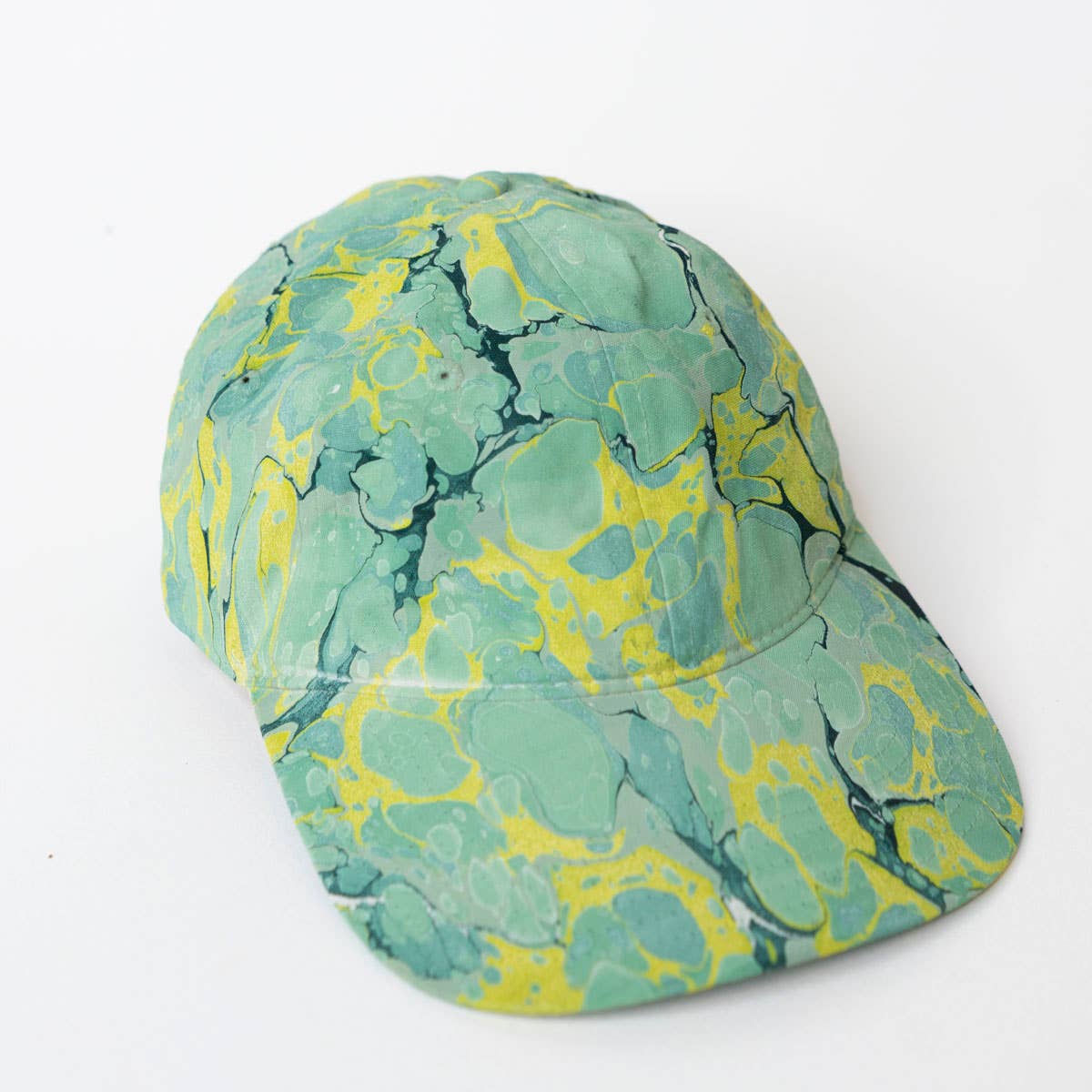 Tempered East - Marbled Dad Hat: Stone: Blue