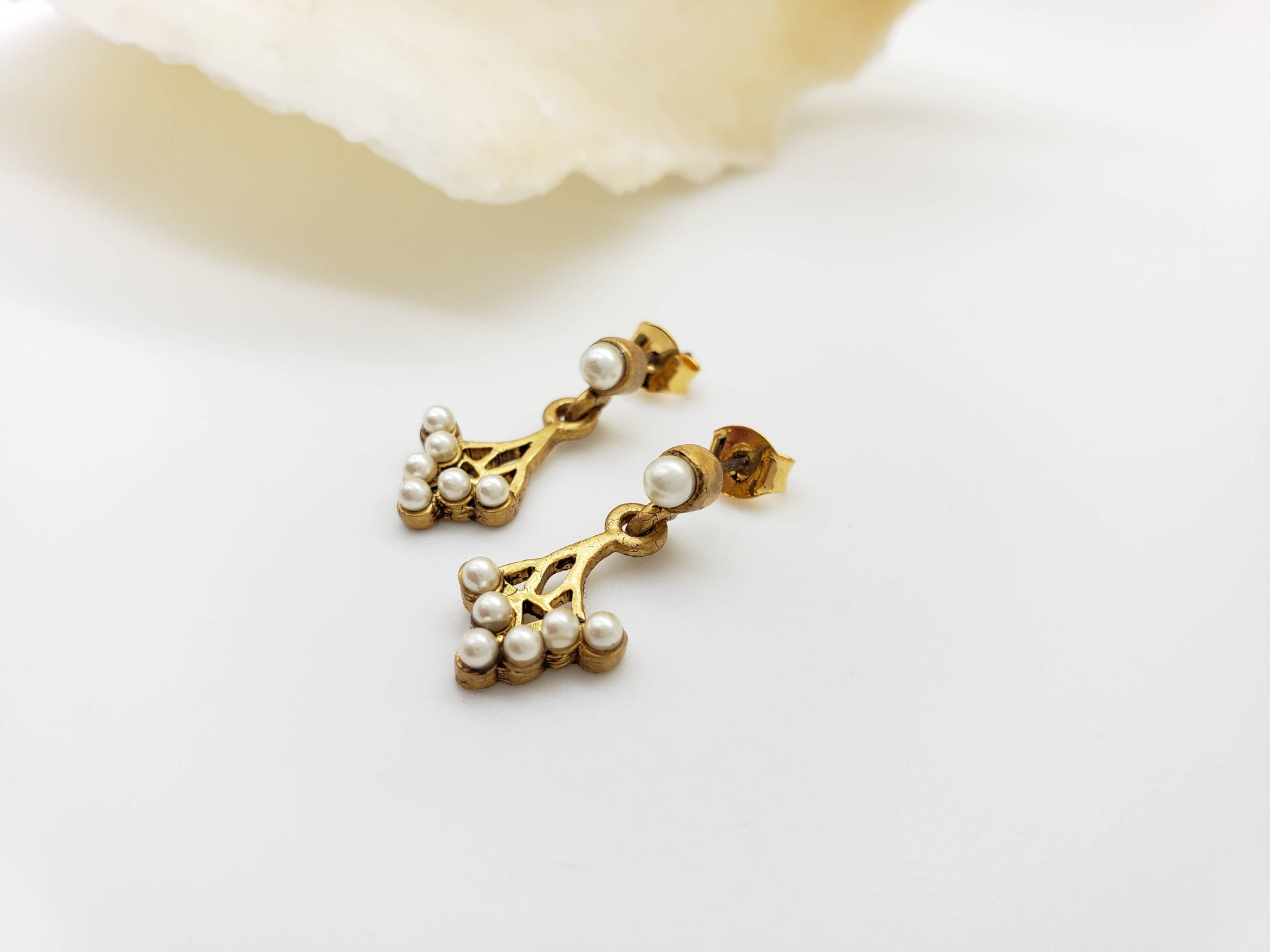 Art Nouveau Spray Earrings - PMA Store at the Portland Museum of Art, Maine