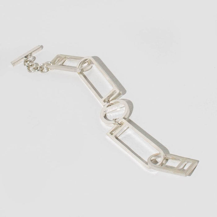 MULXIPLY - SALE - Window Link Bracelet | Sterling Silver