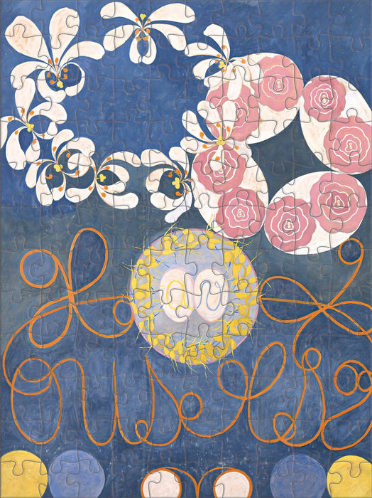 Pomegranate - Hilma af Klint 120-Piece Double-Sided Jigsaw Puzzle Set - PMA Store at the Portland Museum of Art, Maine