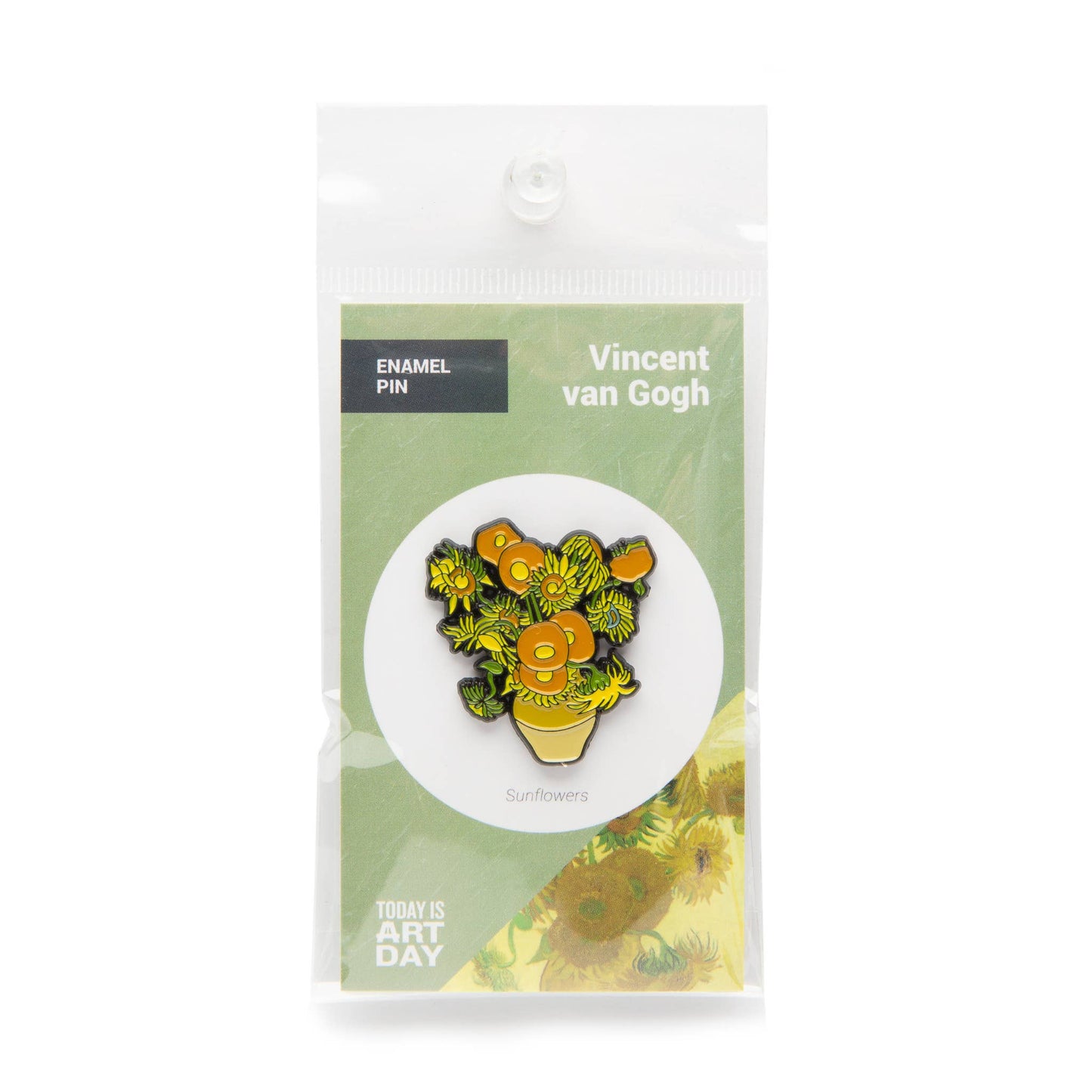 Today is Art Day - Pin - Sunflowers - Van Gogh - PMA Store at the Portland Museum of Art, Maine