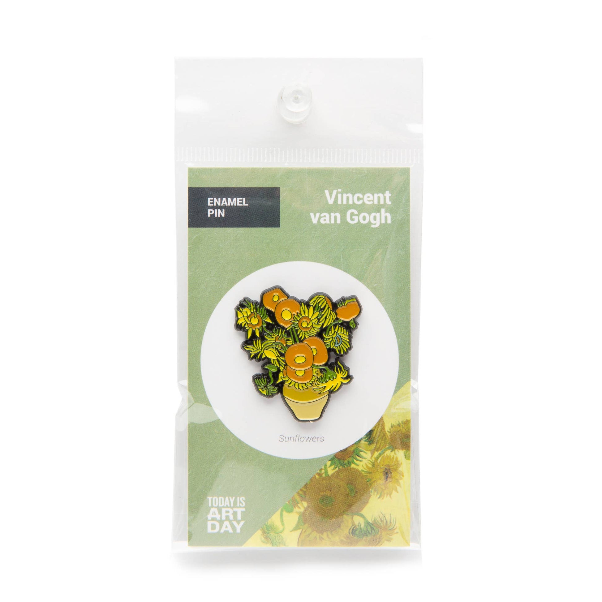 Today is Art Day - Pin - Sunflowers - Van Gogh - PMA Store at the Portland Museum of Art, Maine