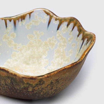Alison Evans Ceramics - Large Oyster Plate: Mint& Charcoal
