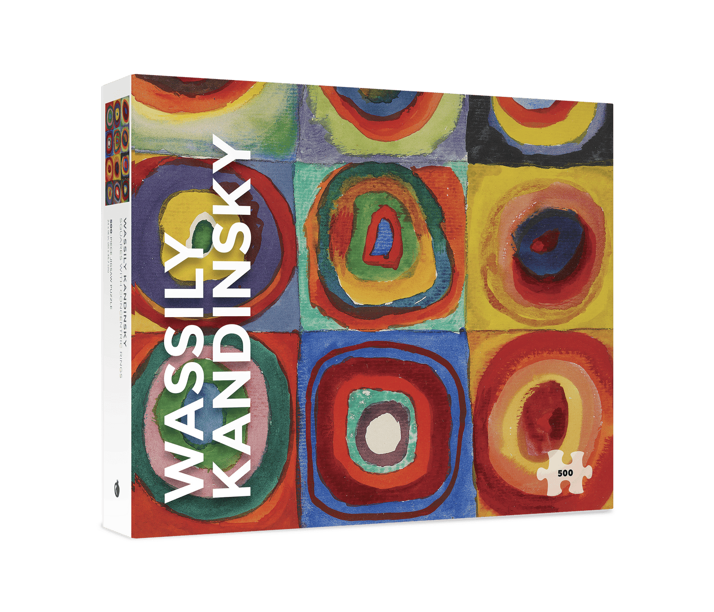 Pomegranate - Wassily Kandinsky: Squares with Concentric Circles 500-Piece Jigsaw Puzzle - PMA Store at the Portland Museum of Art, Maine