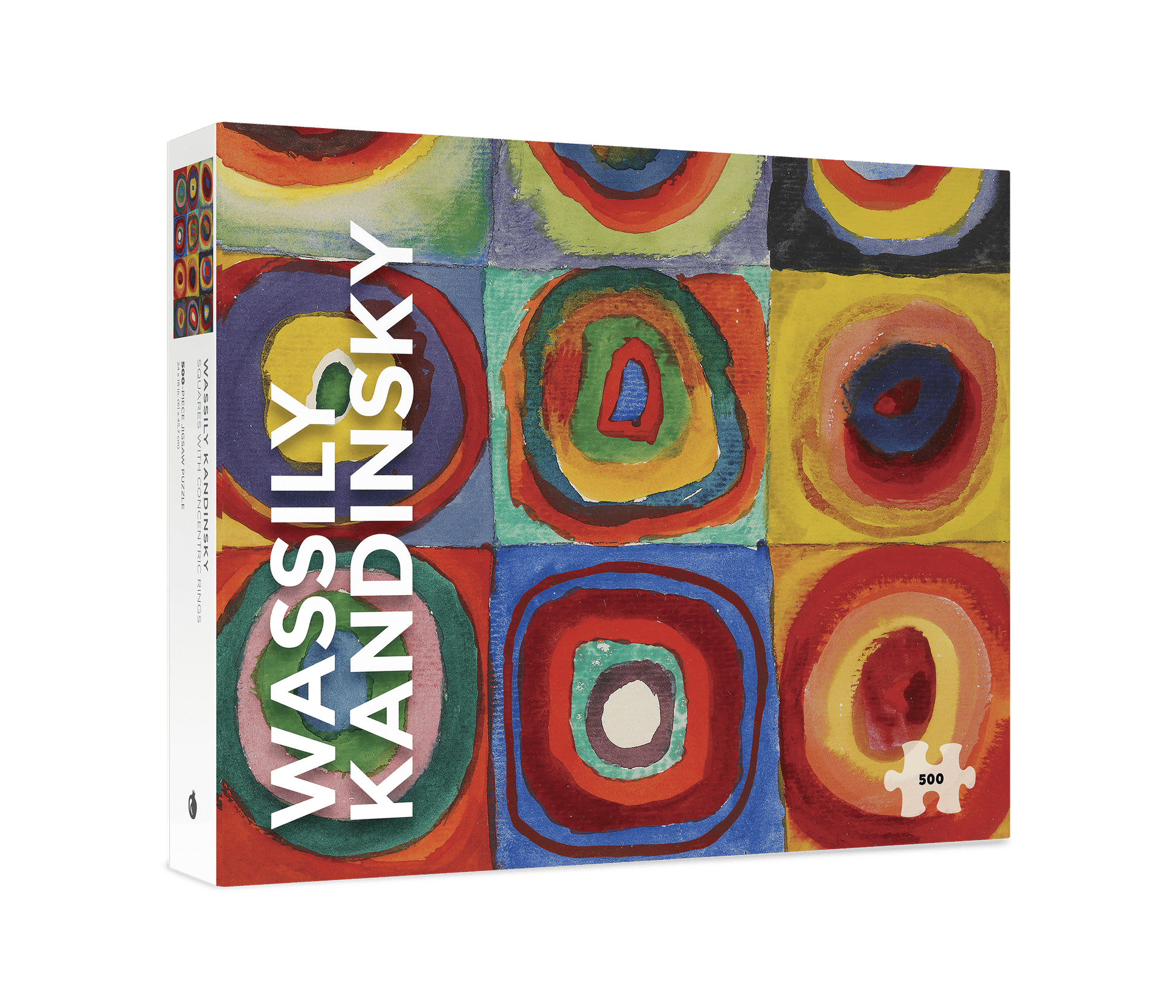Pomegranate - Wassily Kandinsky: Squares with Concentric Circles 500-Piece Jigsaw Puzzle - PMA Store at the Portland Museum of Art, Maine