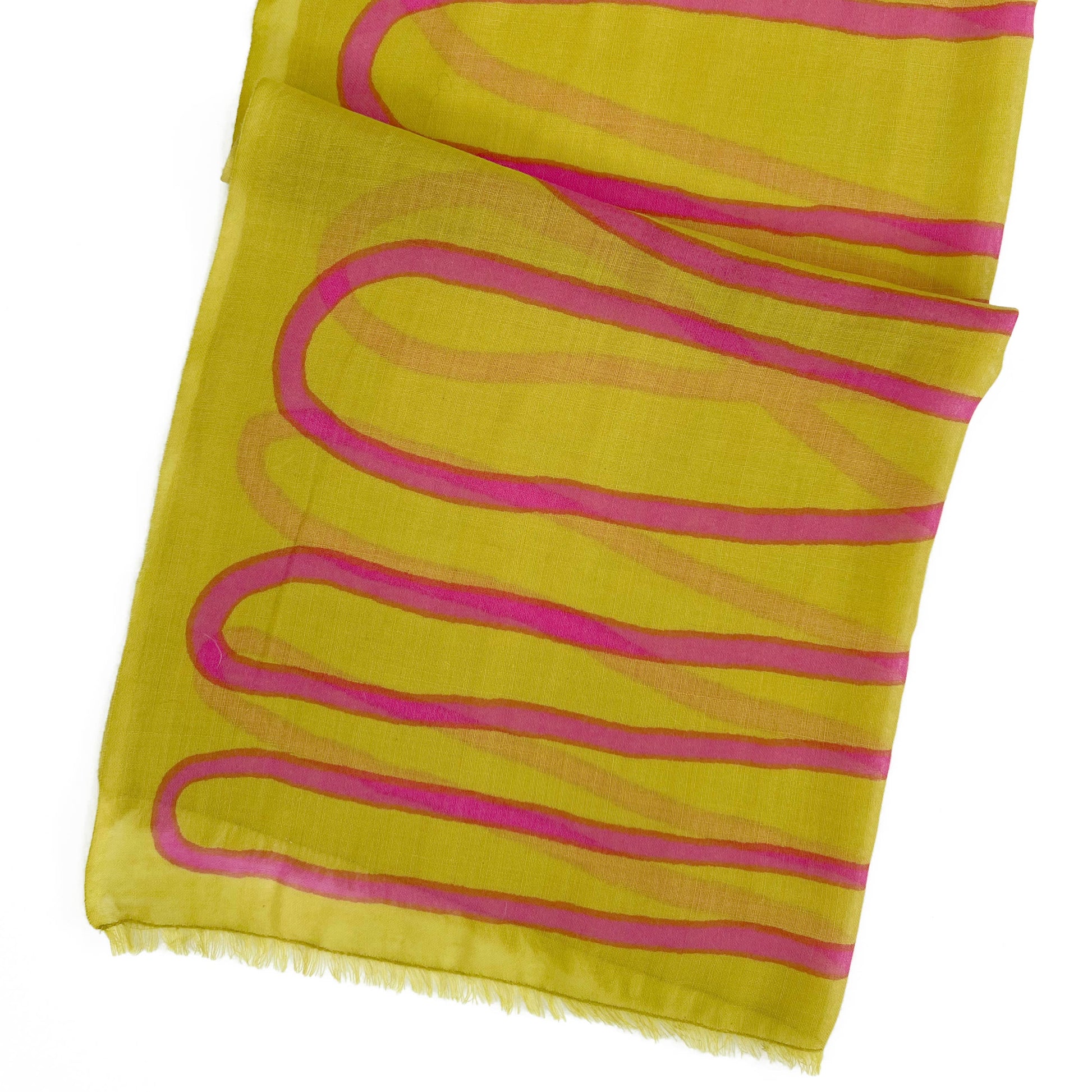 Wool Scarf: Blocks Orange - PMA Store at the Portland Museum of Art, Maine