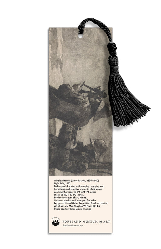 Winslow Homer Book Mark Eight Bells Etching - PMA Store at the Portland Museum of Art, Maine