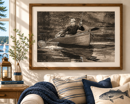 Netting the Fish Winslow Homer 18x 24 Poster