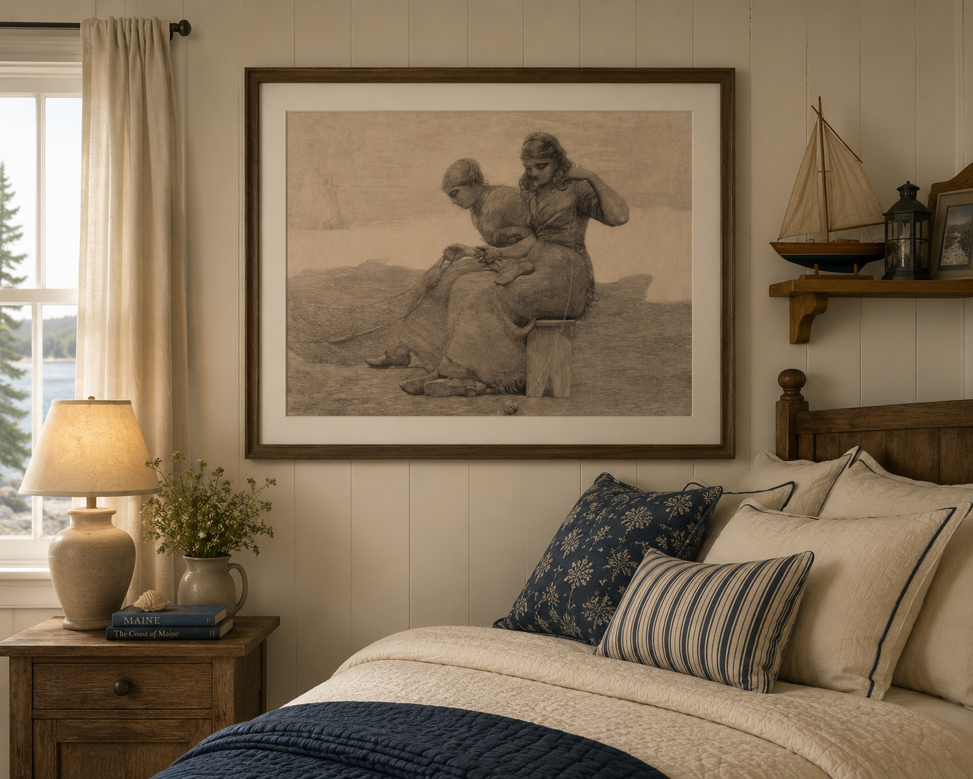 Homer Mending the Tears 18x 24 Poster