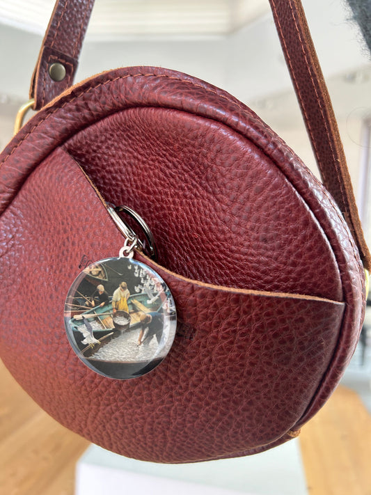 Keychain: Dark Harbor Fisherman by N. C. Wyeth - PMA Store at the Portland Museum of Art, Maine